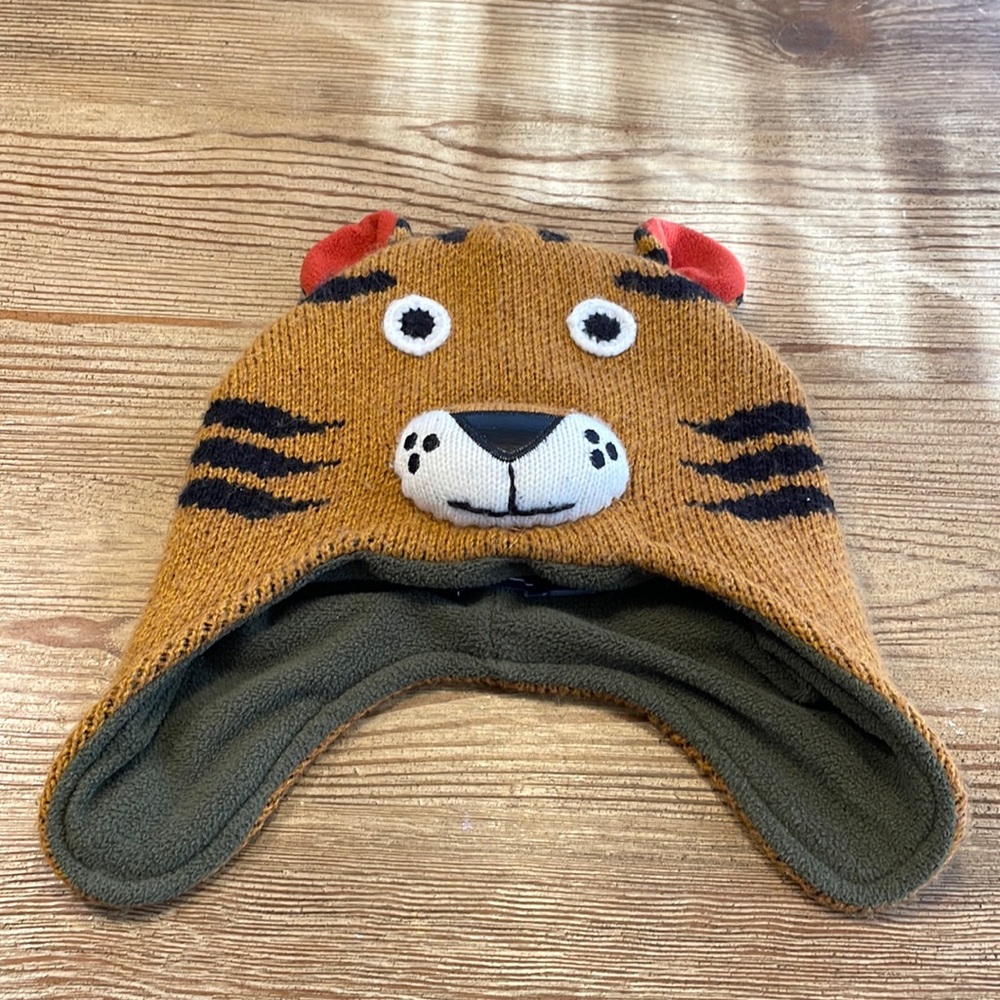 THE CHILDREN’S PLACE TIGER WINTER HAT SMALL 12/24 MOS